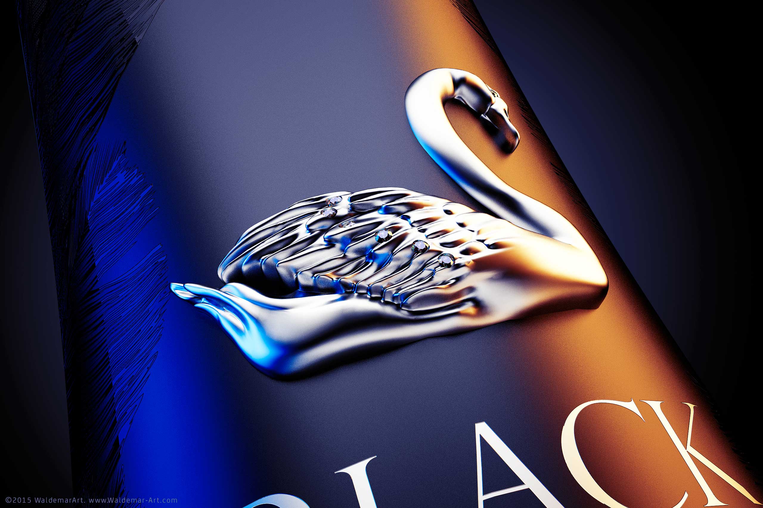 BLACKSWAN - Packaging design for a Premium Vodka