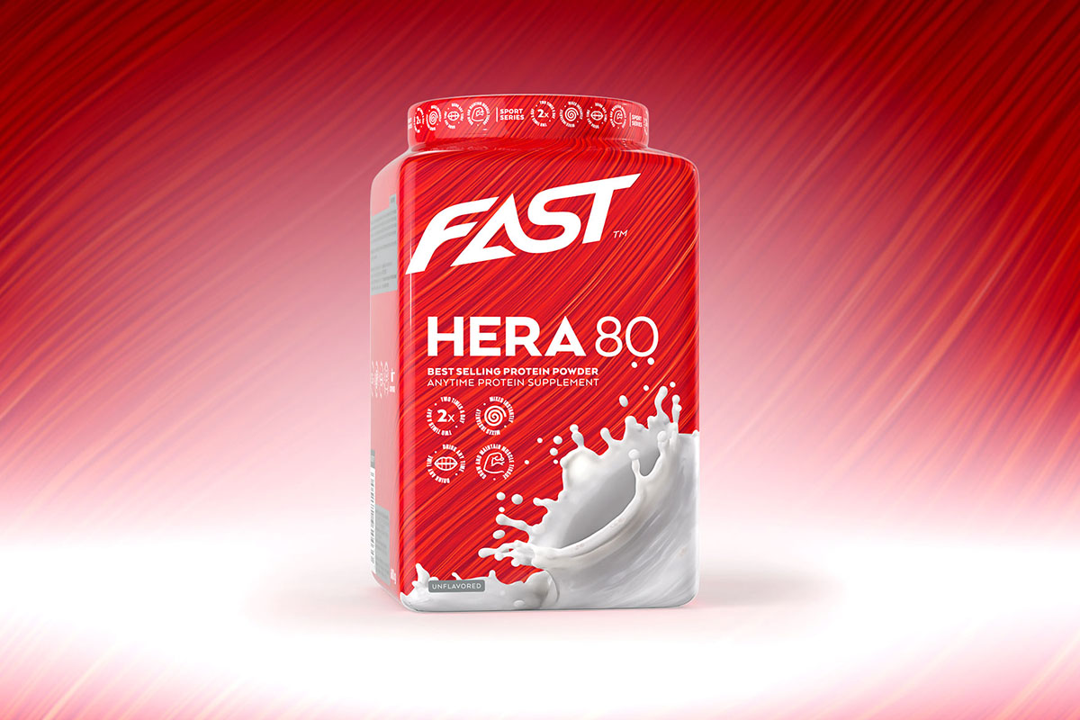 Product 3D Visualization - Fast WHEY+ Protein