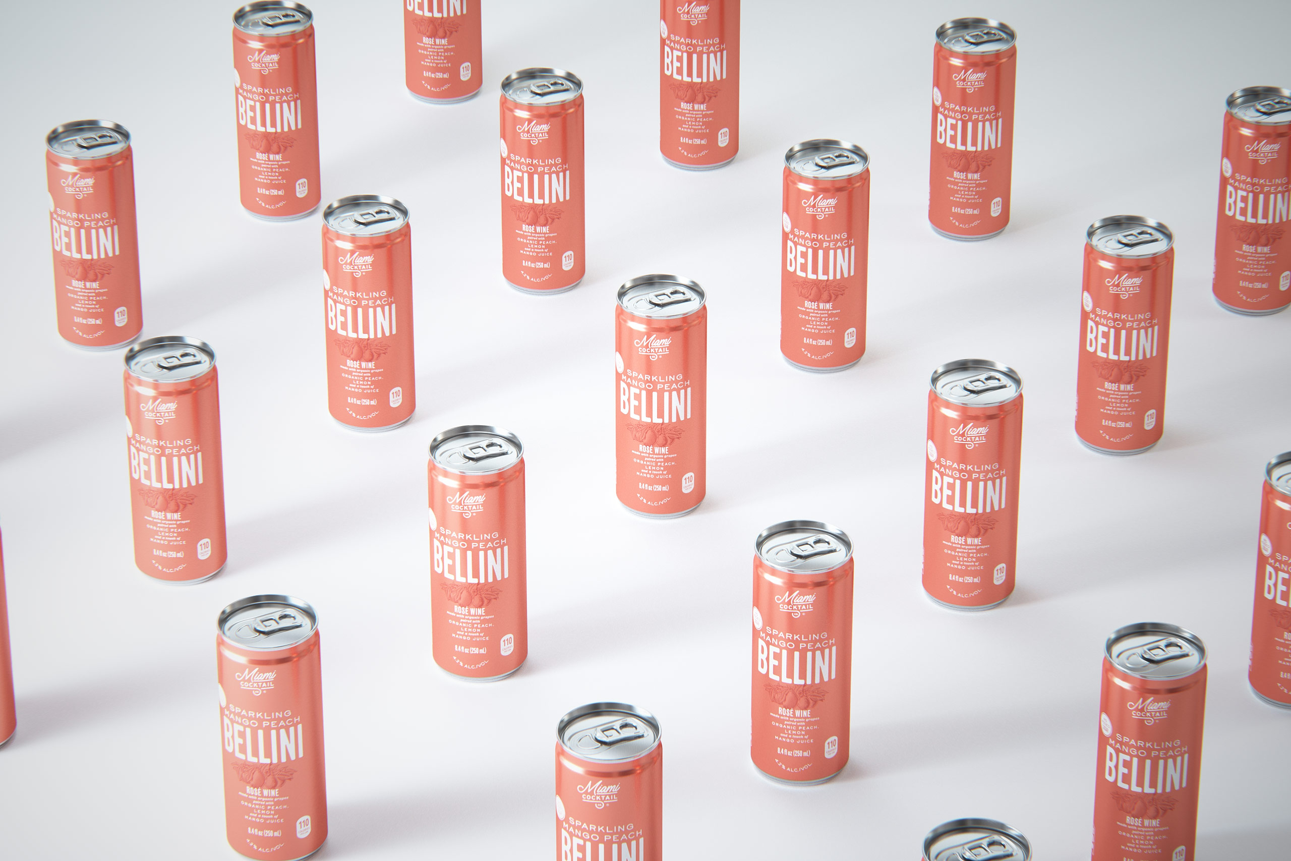 Professional packaging 3d  Visualization for Miami Cocktail Company