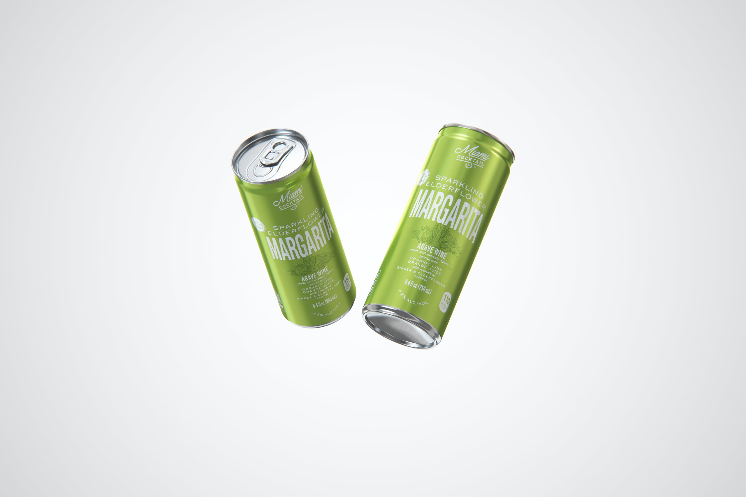 Professional packaging 3d  Visualization for Miami Cocktail Company