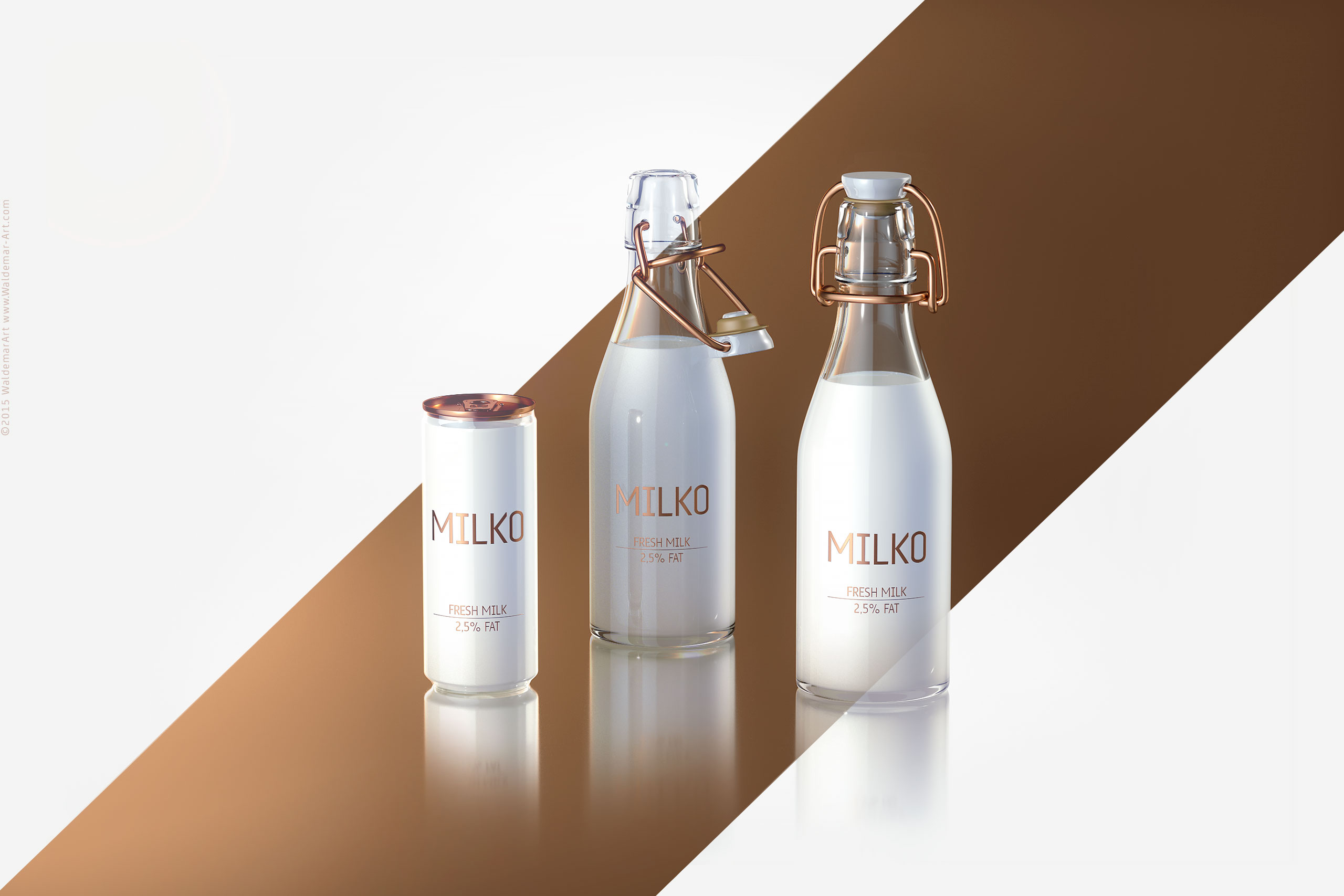 MILKO - Packaging design for Super-Premium Dairy Products