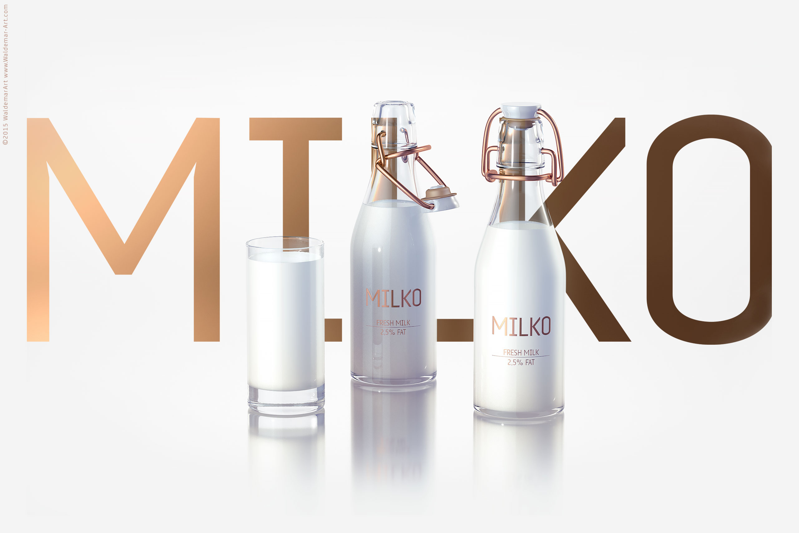 MILKO - Packaging design for Super-Premium Dairy Products