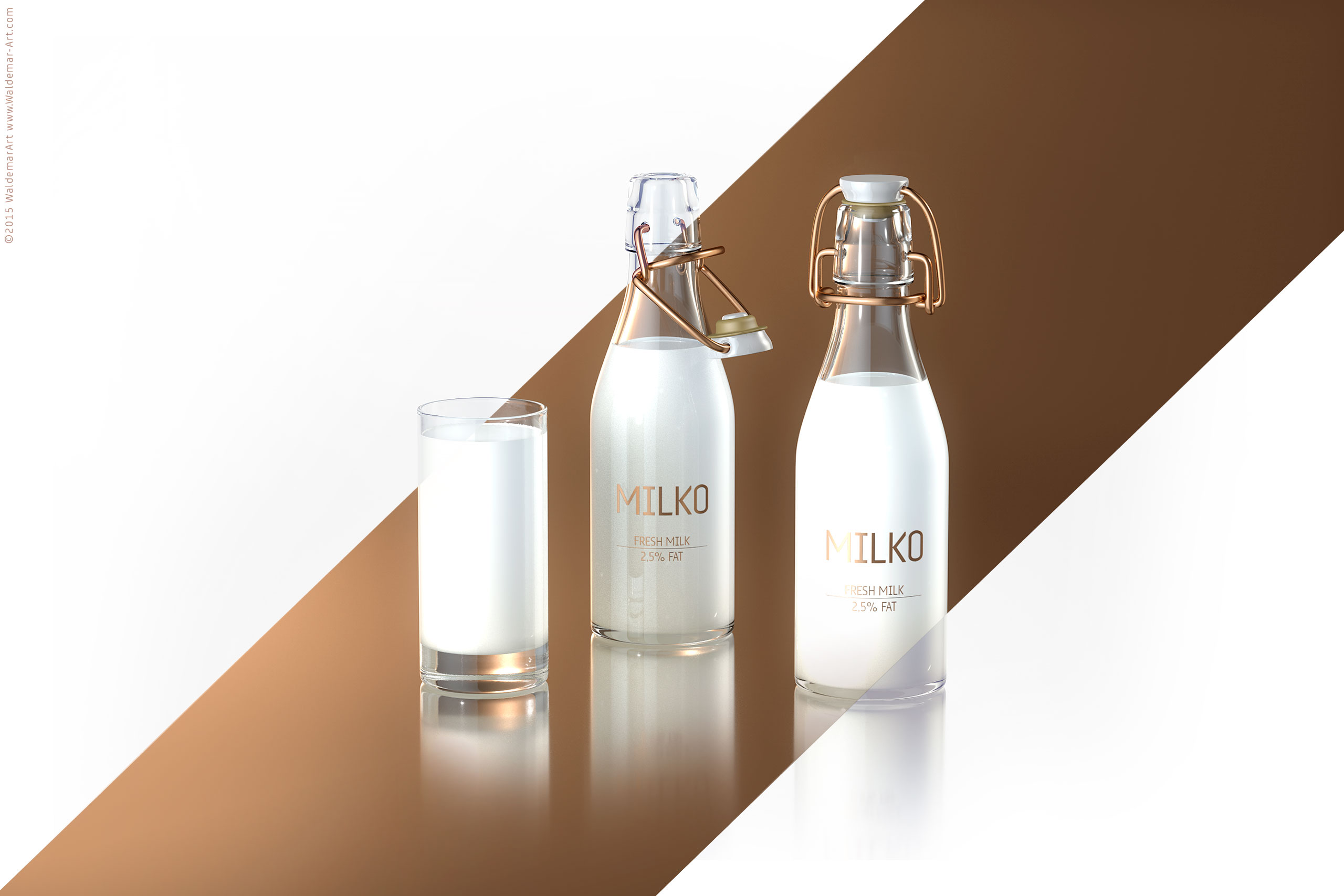 MILKO - Packaging design for Super-Premium Dairy Products