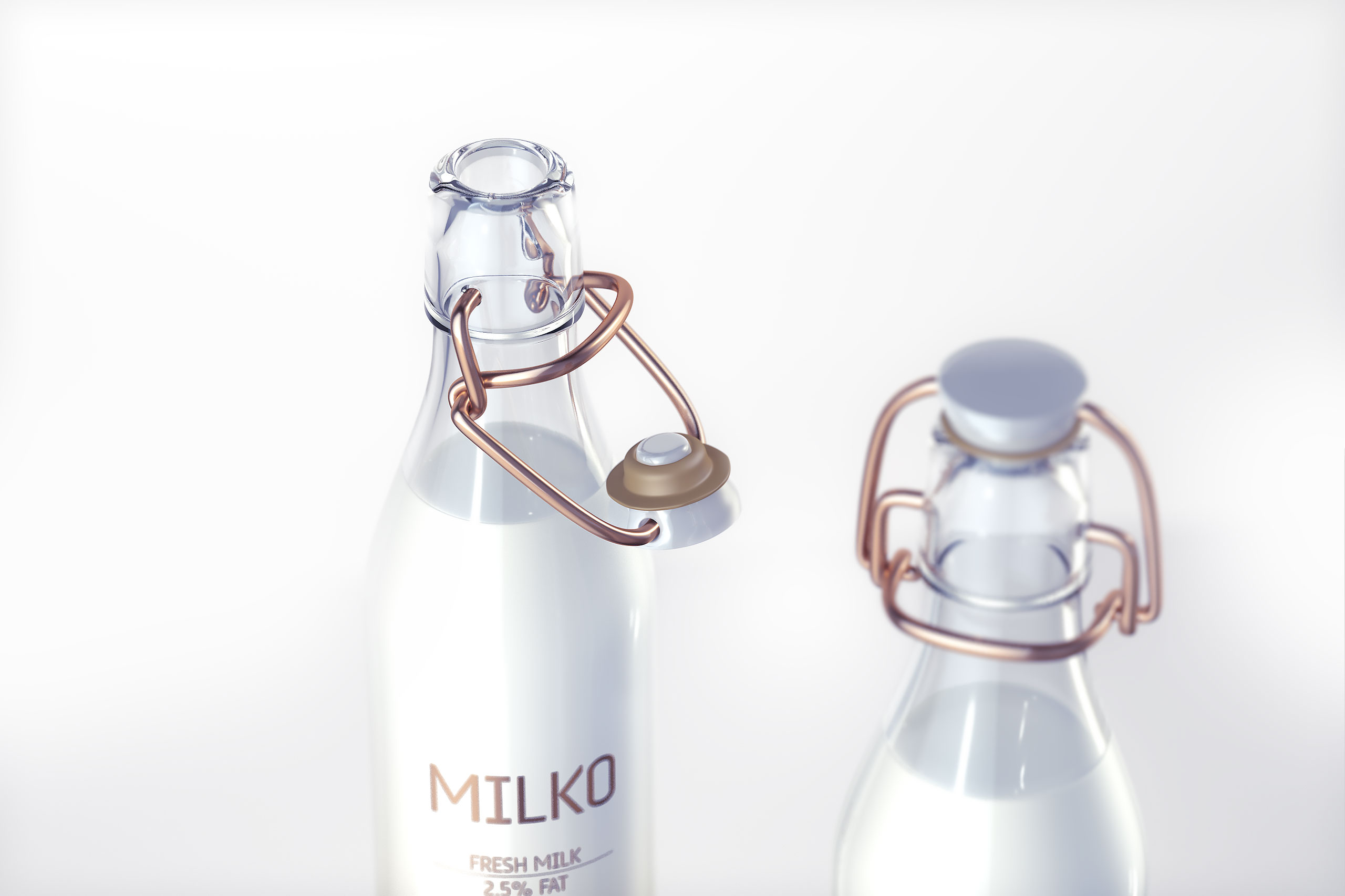 MILKO - Packaging design for Super-Premium Dairy Products
