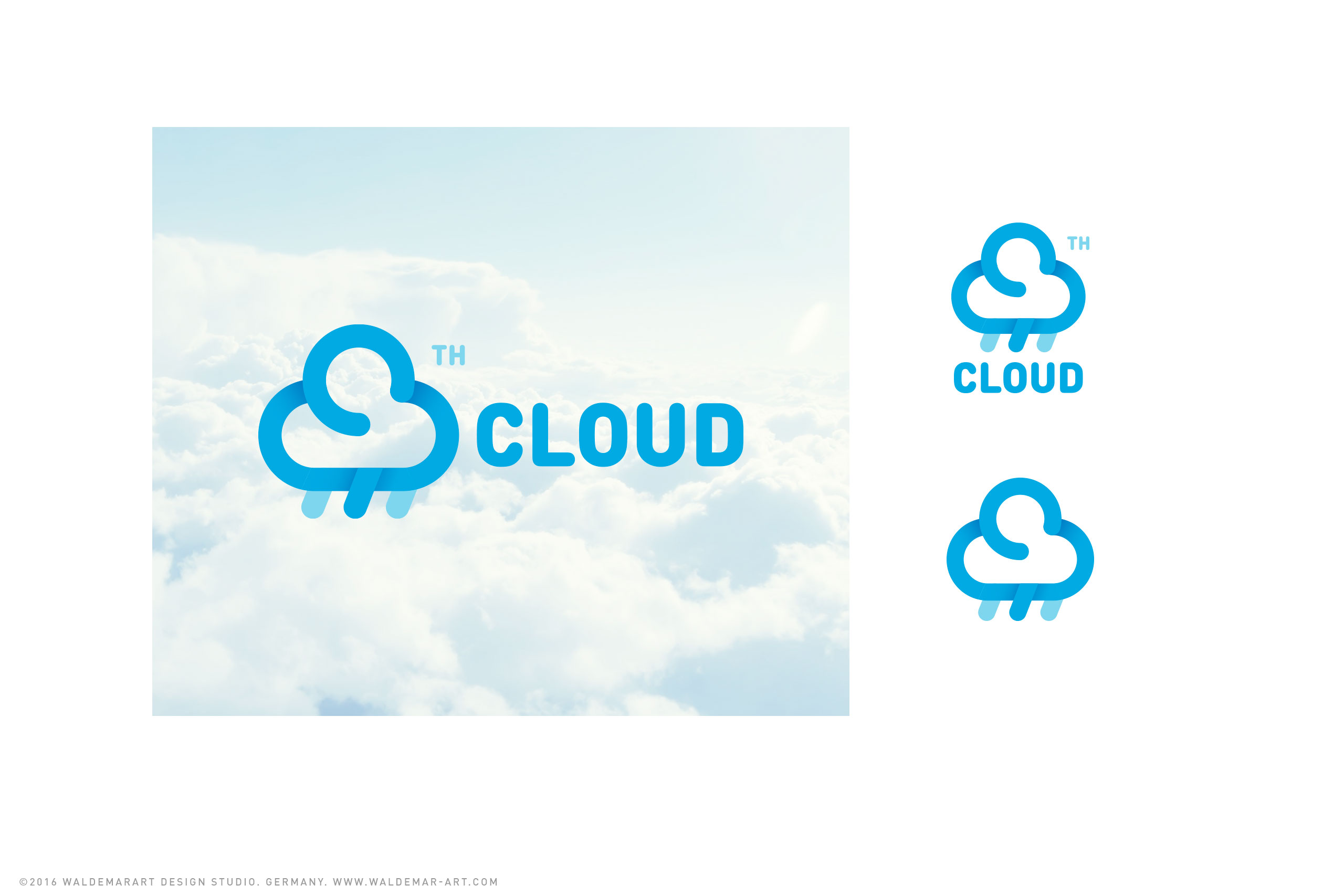 Ninth Cloud - Mineral water made from Alpine Clouds - Packaging Design