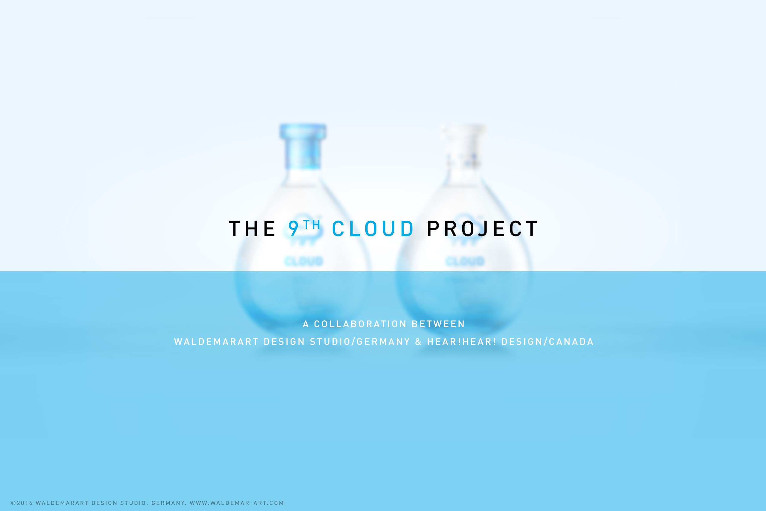 Ninth Cloud - Mineral water made from Alpine Clouds - Packaging Design