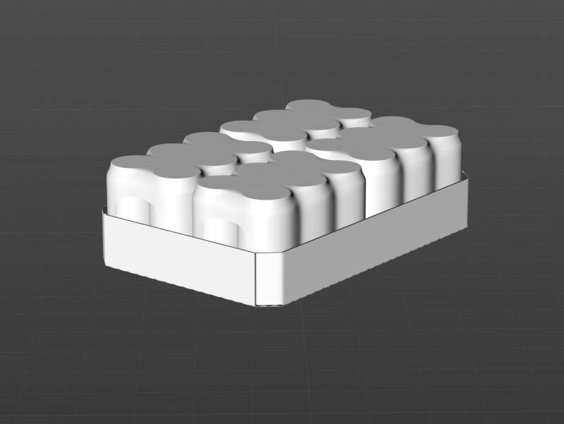 Multi-pack of 4 sets of 6×330ml standard cans each, wrapped in shrink ...