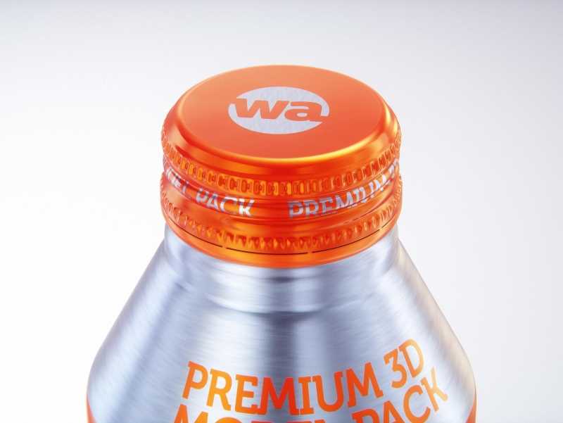 Alumi-tek (Alumitek) Aluminum Bottle packaging 3d model 12oz-355ml