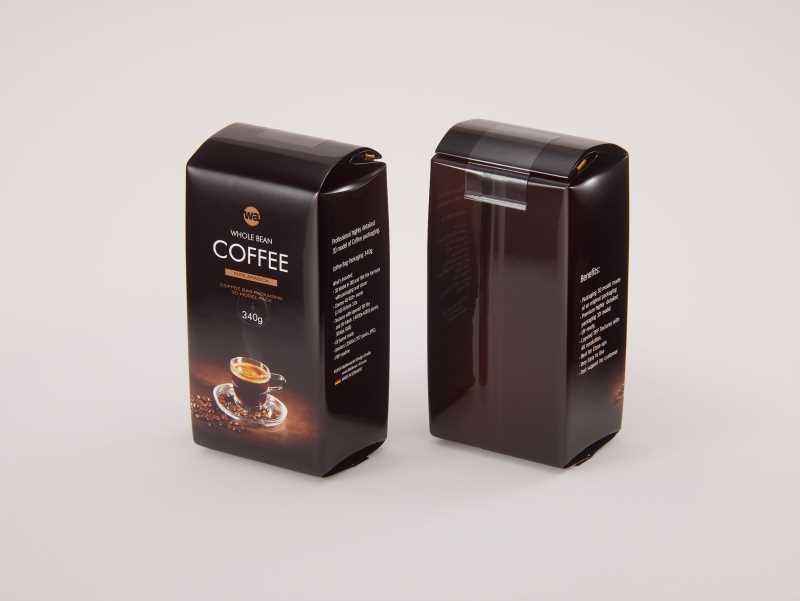 Plastic Coffee bag 340g premium packaging 3d model