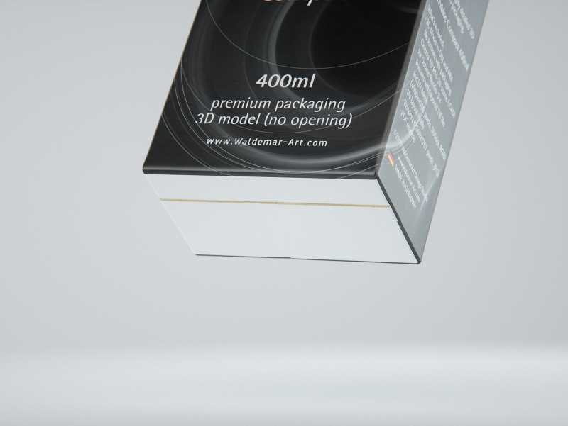 SIG combiBloc Compact 400ml with perforation, straw hole and no opening packaging 3D model