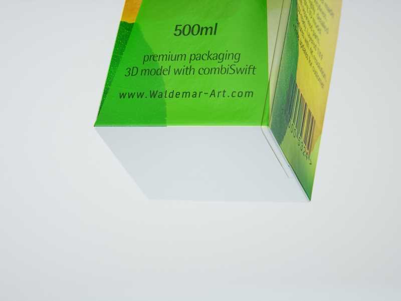 Packaging 3D model of SIG Combifit Premium 500ml with Combi-Swift closer