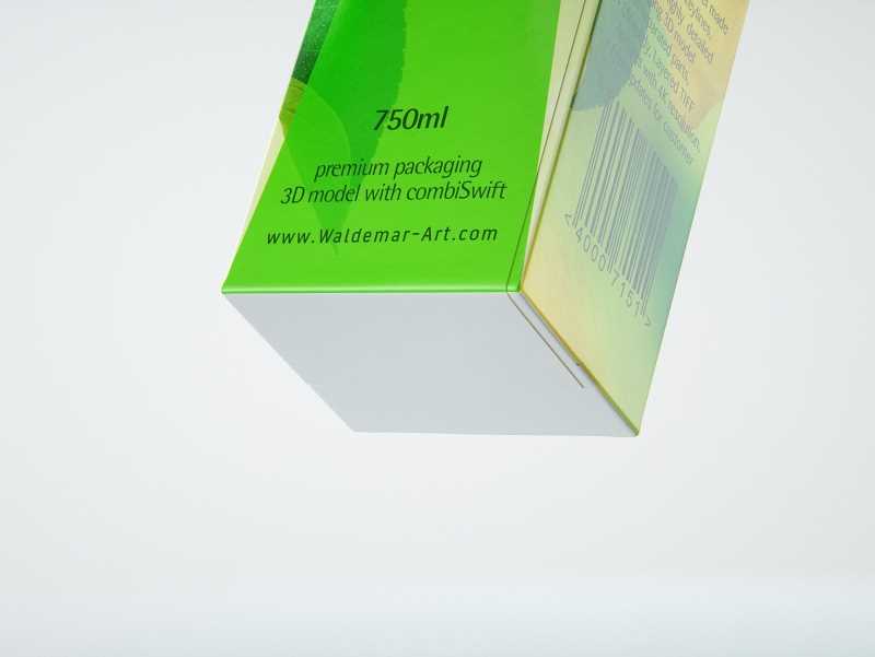 SIG Combifit Premium 750ml with Combi-Swift closer Packaging 3D model pak
