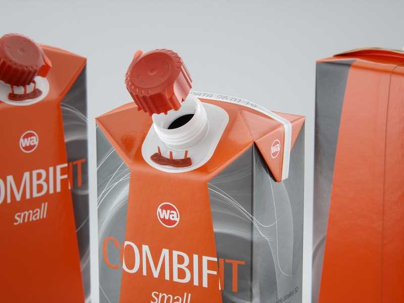 SIG combiFit Small 330ml with combiSmart closure packaging 3D model