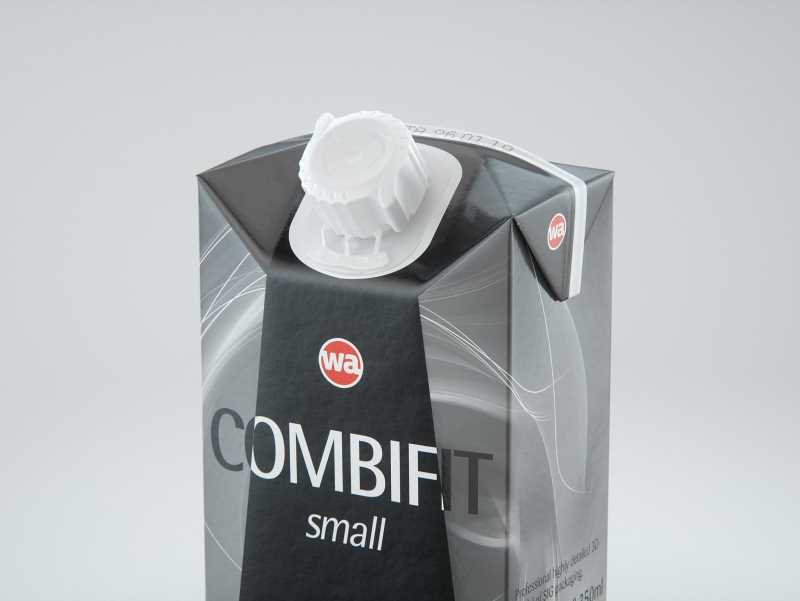 SIG combiFit Small 350ml with combiSmart closure packaging 3D model