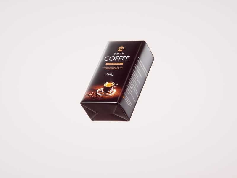 Ground Coffee Packaging 500g 3d model pack