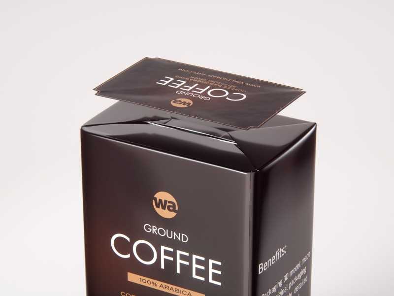 Ground Coffee Packaging 500g 3d model pack