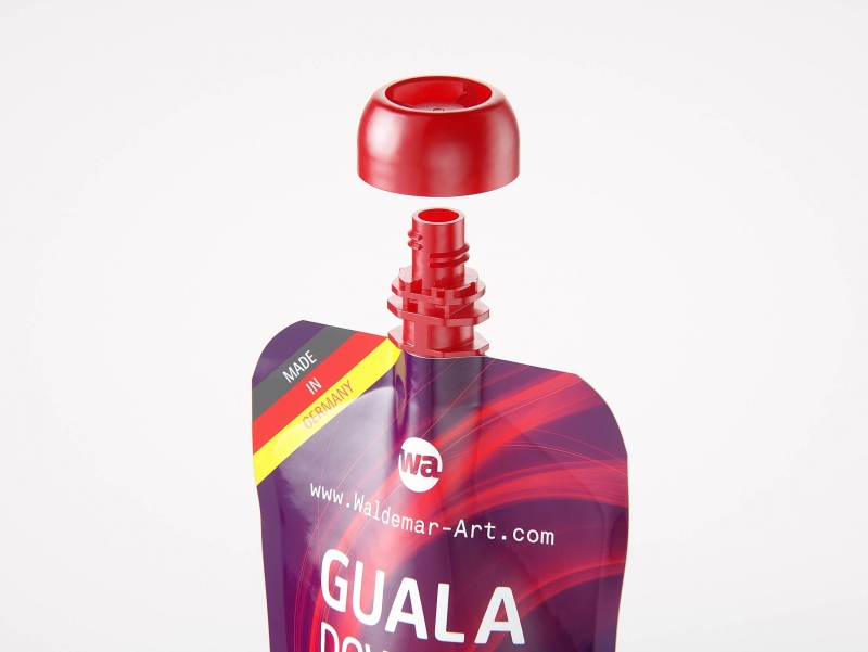 Guala Doypack Pouch 150ml premium packaging 3d model with a BabyCap