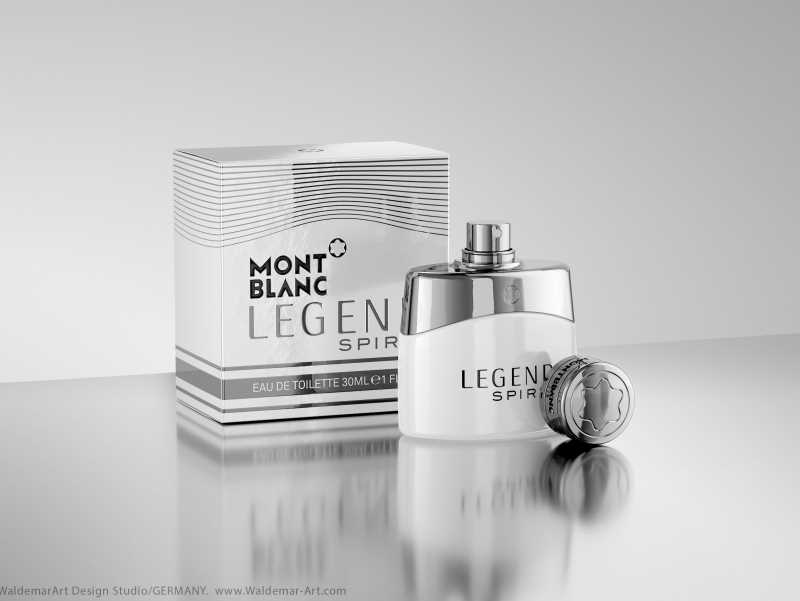 MontBlanc Legend Spirit 3D scene (Octane) and packaging model pack