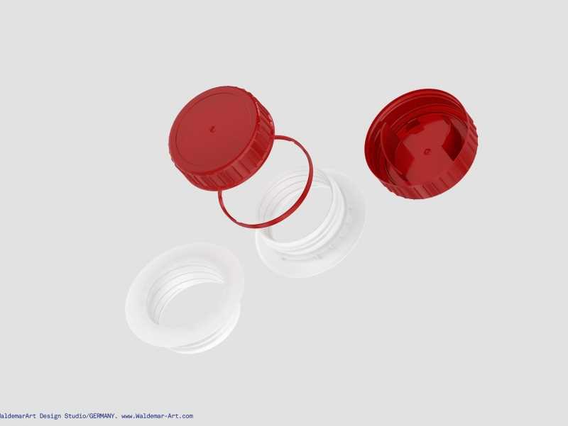 Elopak Pure-Pak Sense Linea 1000ml Carton packaging 3D model