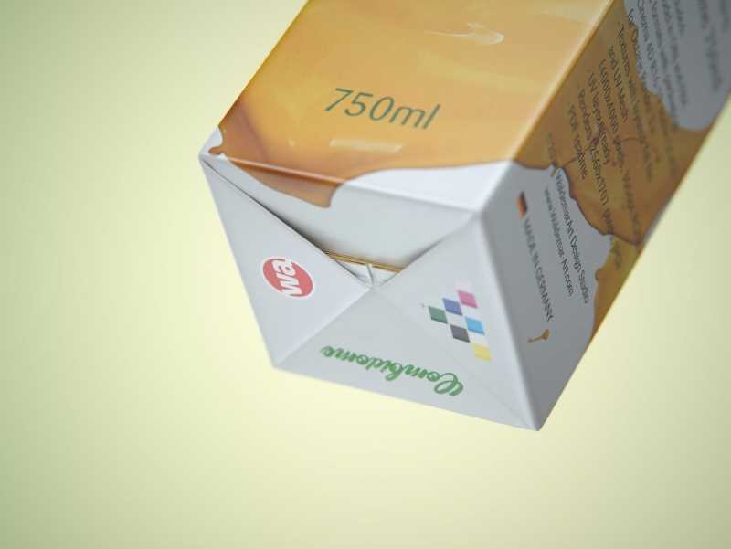 SIG Combidome 750ml premium carton packaging 3D model pak