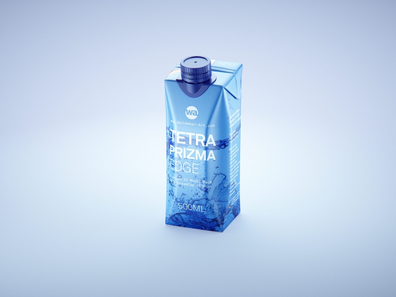 Tetra Pak Prisma EDGE 500ml with tethered cap DreamCap 26 Pro