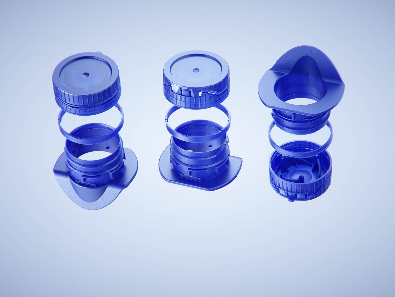 Premium packaging 3d model of Tetra Pack Prisma EDGE 500ml with tethered cap DreamCap 26 Pro