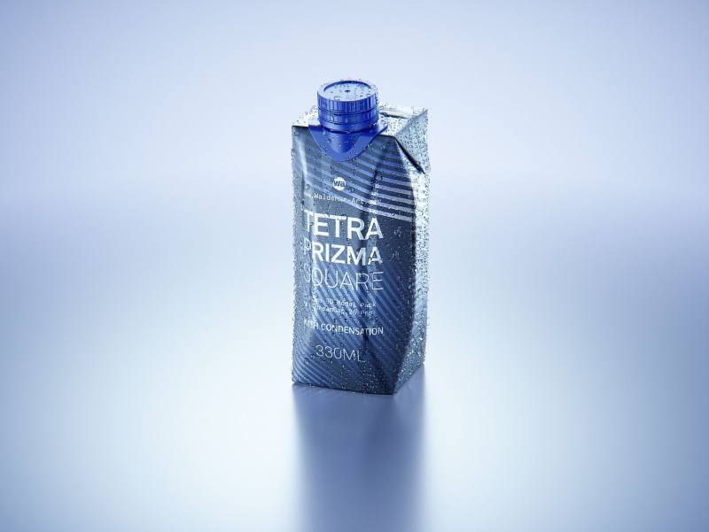 Tetra Prisma Square 330ml with Dream Cap 26 Pro and Condensation Premium 3D model pack