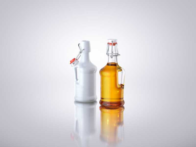 Olivio - 3d model of the glass bottle for oils