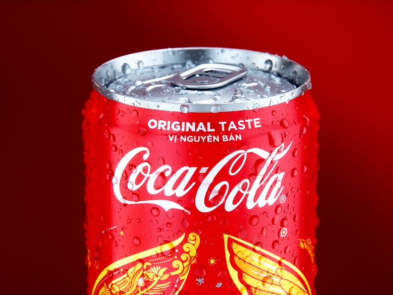 Coca-Cola 3D visualization