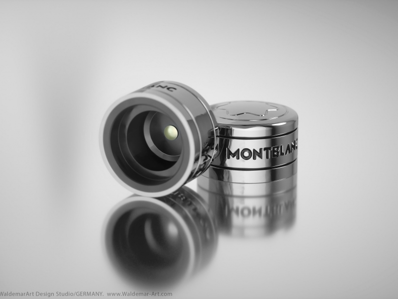 Montblanc Legend Spirit product 3d visualization