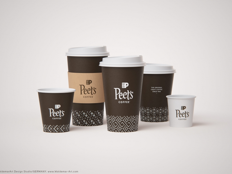 Peet&#039;s Coffee product 3D visualization