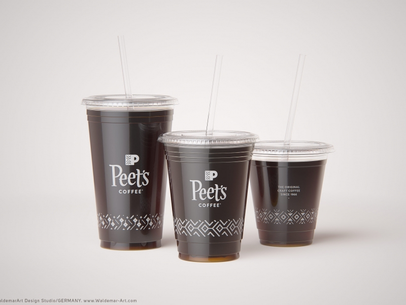 Peet&#039;s Coffee product 3D visualization