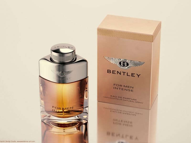 Packaging Shots (3D Visualization) of Bentley For Men Intense