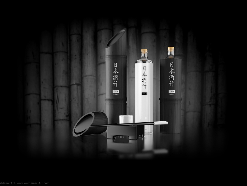 BLACK BAMBOO - Packaging Design of a Traditional Japanese Sake