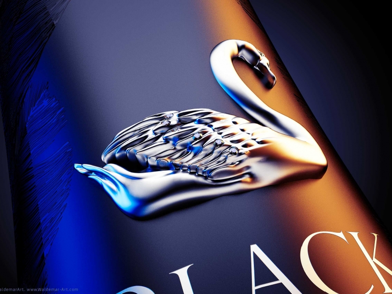 BLACKSWAN - Packaging design for a Premium Vodka