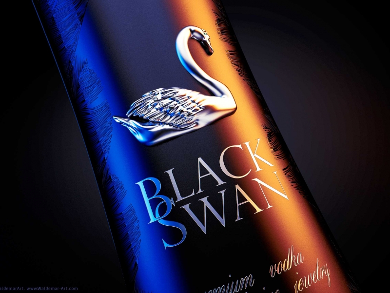 BLACKSWAN - Packaging design for a Premium Vodka