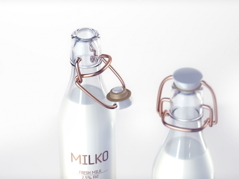 MILKO - Packaging design for Super-Premium Dairy Products