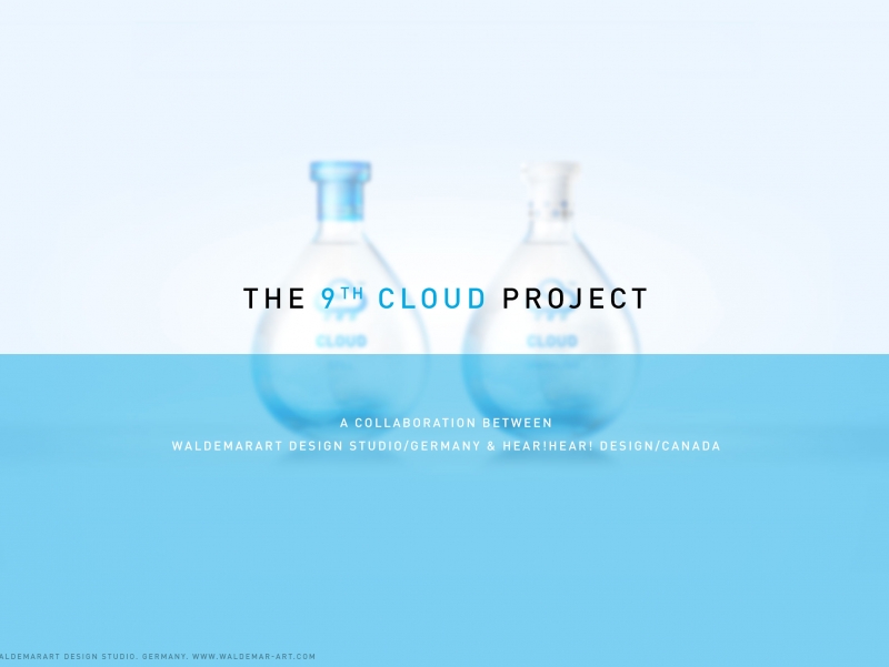 Ninth Cloud - Mineral water made from Alpine Clouds - Packaging Design