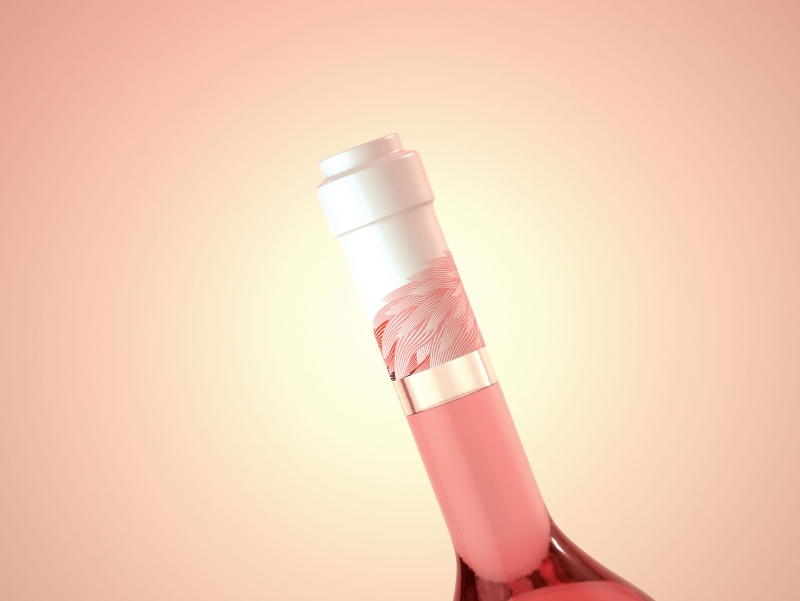 ROSE FLAMINGO - Packaging Design of Rose wine