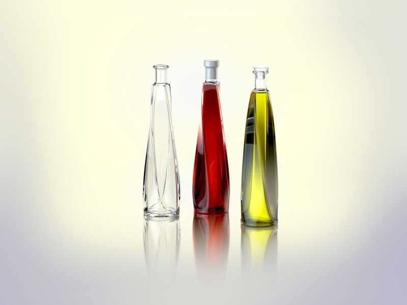 Swirl - packaging 3d model of the bottle for various products