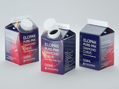Elopak packaging 3D model updates