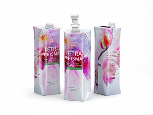 Tetra Prisma Square 1000ml 3d model has been updated
