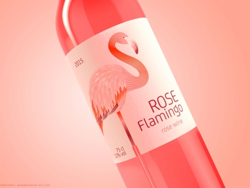 Rose Flamingo got 2000 Likes on Behance!