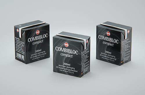 SIG combiBloc Compact 330ml with combiSmart closure packaging 3D model