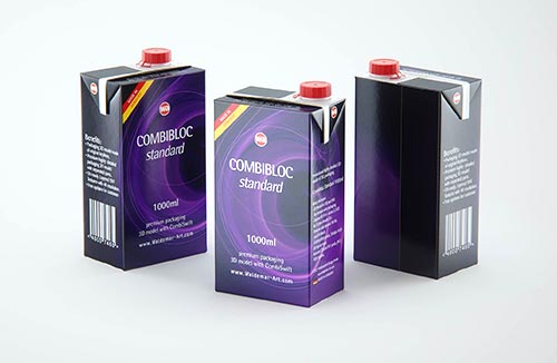 SIG Combidome 1000ml packaging Mock-up - Front view