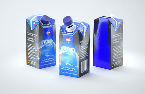 Packaging MockUp of Metal Bottle For Juices and other drinks