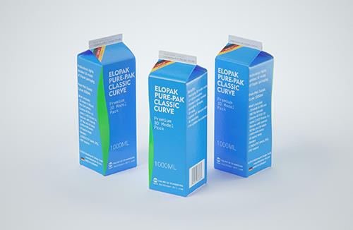 Yoghurt Plastic Cup (short version) 500ml Premium packaging 3D model