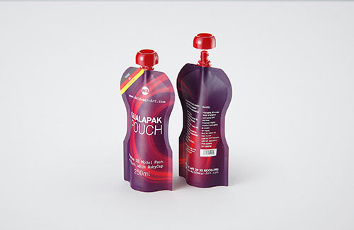 6 Shrink Wrap packaging for 250ml Slim Soda Can premium packaging 3D model
