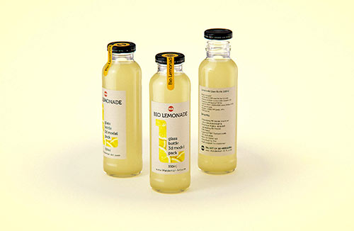 Lily - packaging 3d model of the bottle for oils, vinegar or wines