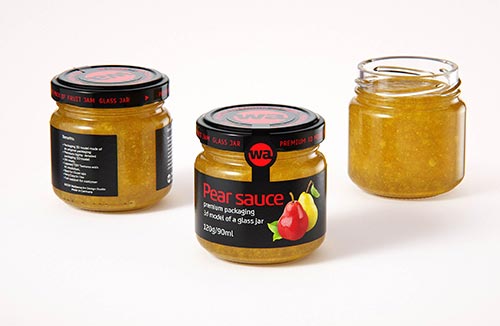 Jam - packaging 3d model of jars for jam or jelly